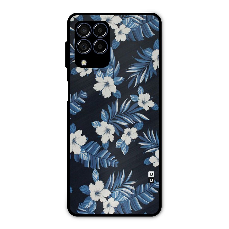 Aesthicity Floral Metal Back Case for Galaxy M53 5G