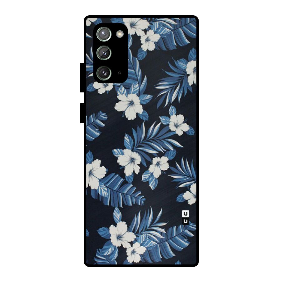 Aesthicity Floral Metal Back Case for Galaxy Note 20