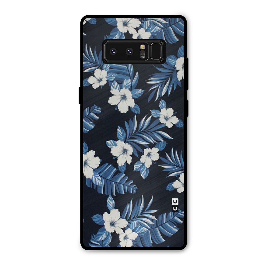 Aesthicity Floral Metal Back Case for Galaxy Note 8