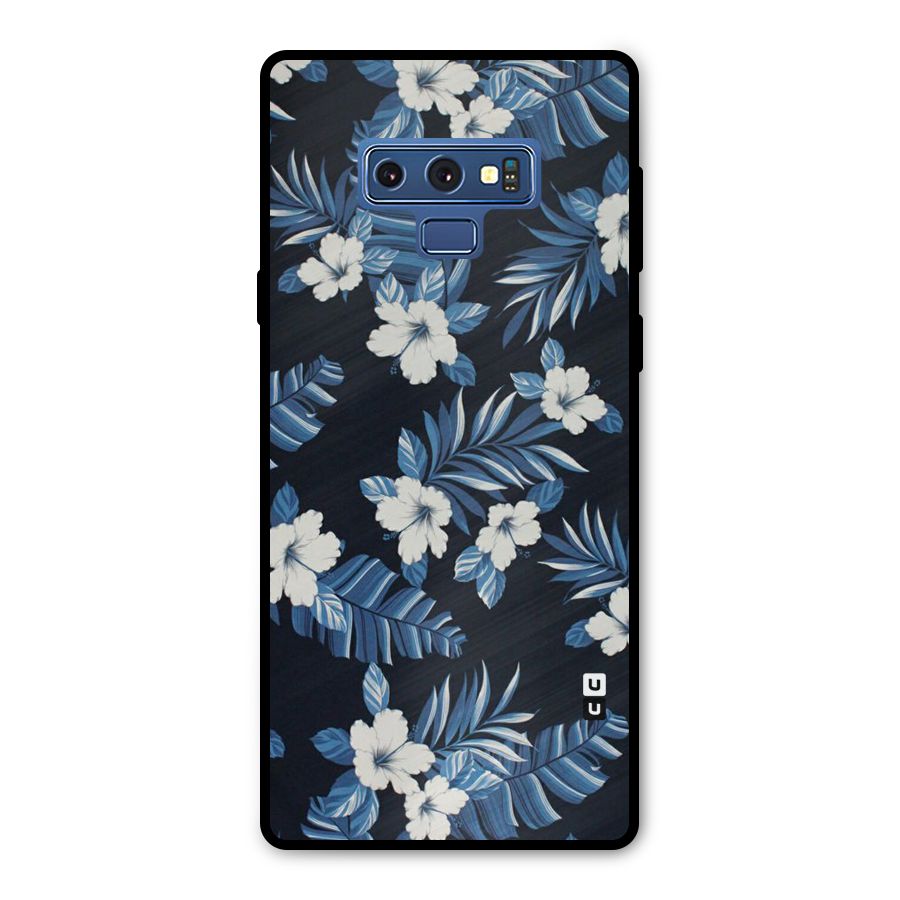 Aesthicity Floral Metal Back Case for Galaxy Note 9