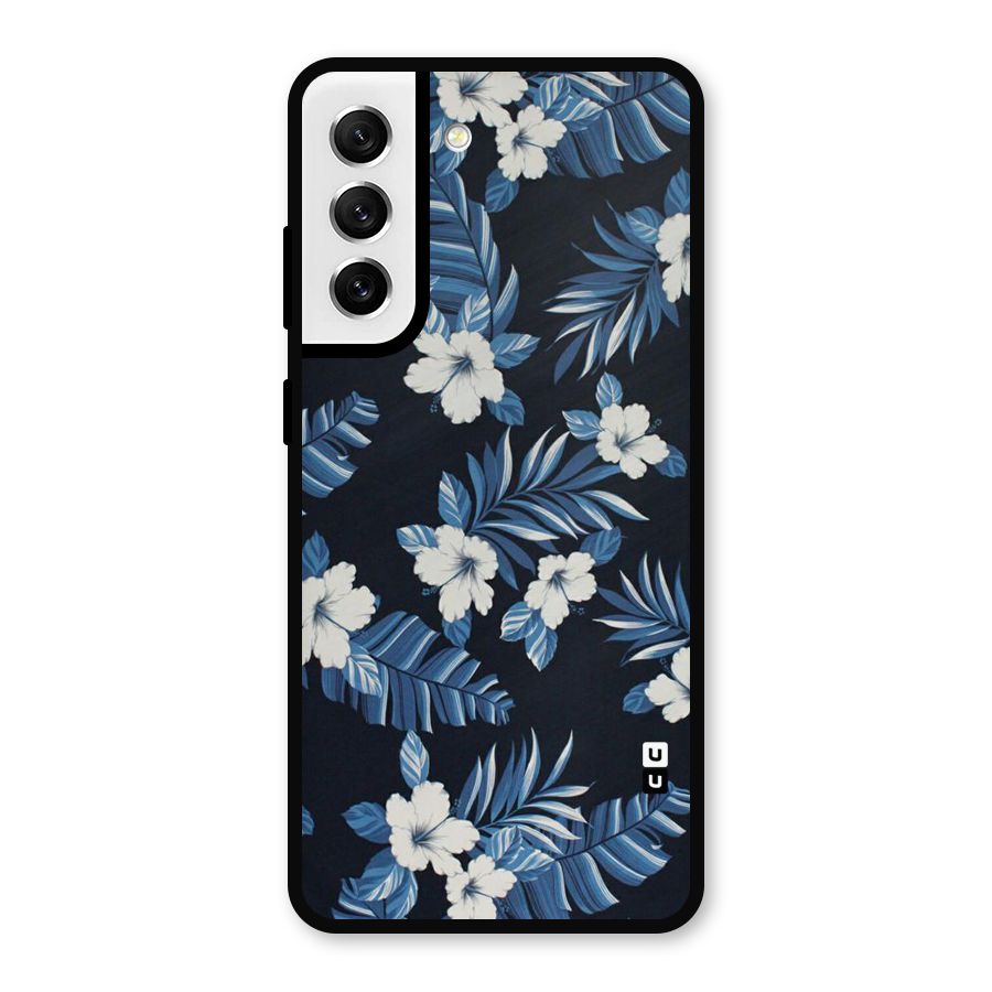 Aesthicity Floral Metal Back Case for Galaxy S21 FE 5G