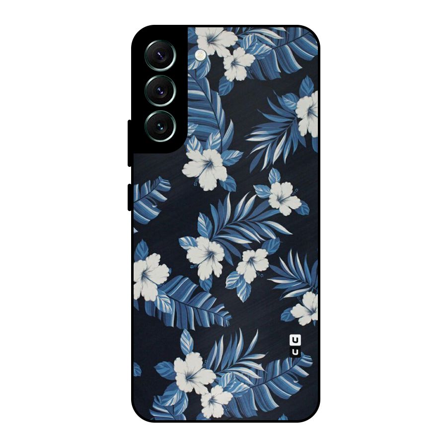 Aesthicity Floral Metal Back Case for Galaxy S22 Plus 5G