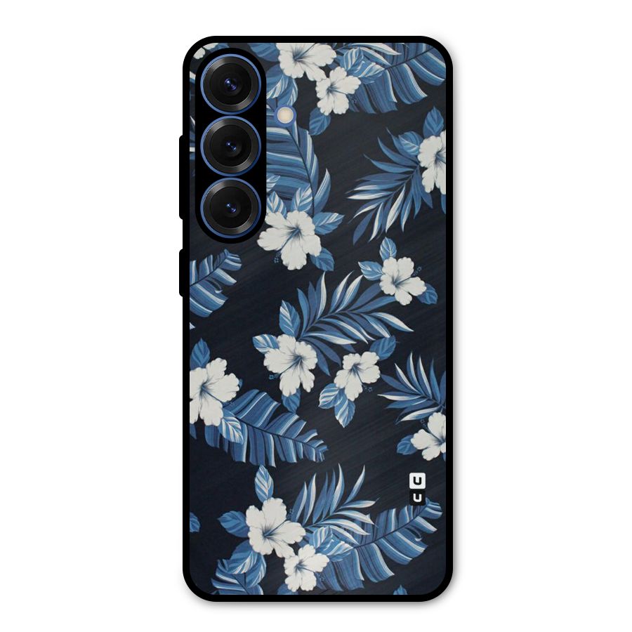 Aesthicity Floral Metal Back Case for Galaxy S25