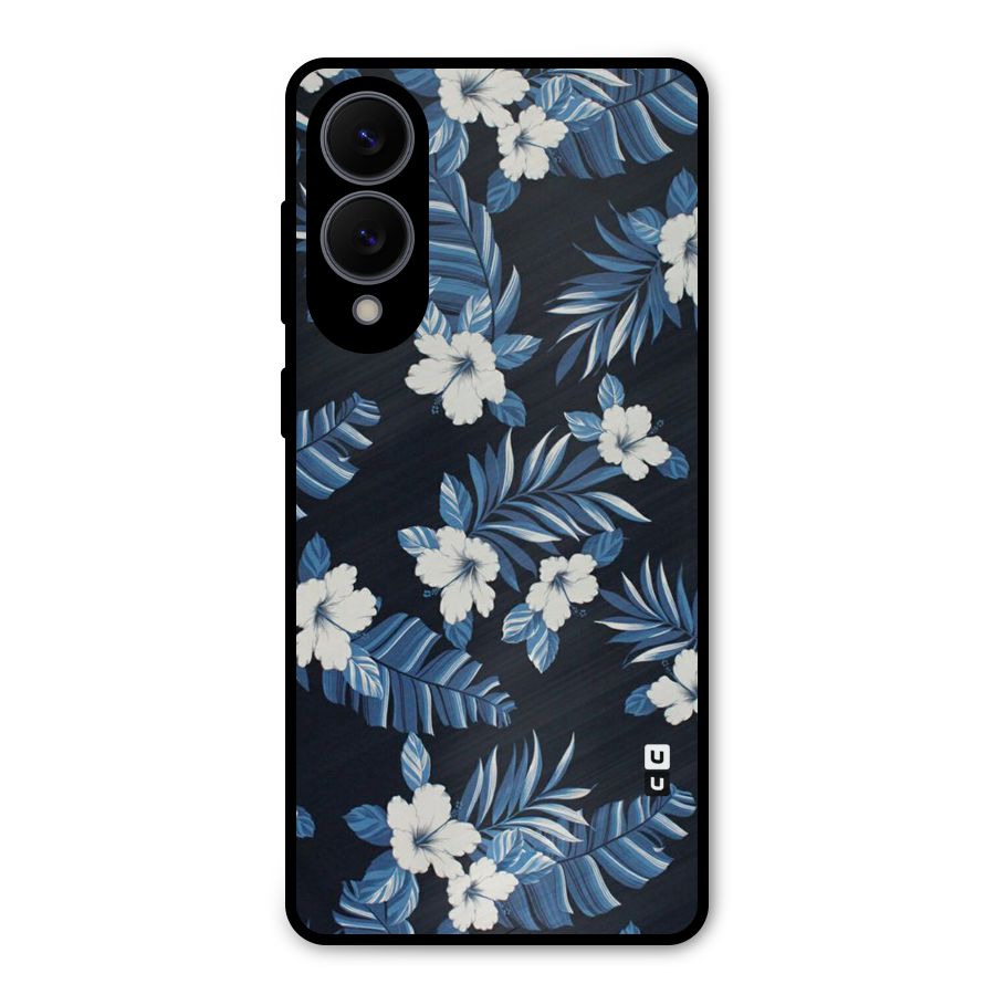 Aesthicity Floral Metal Back Case for Galaxy S25 Edge