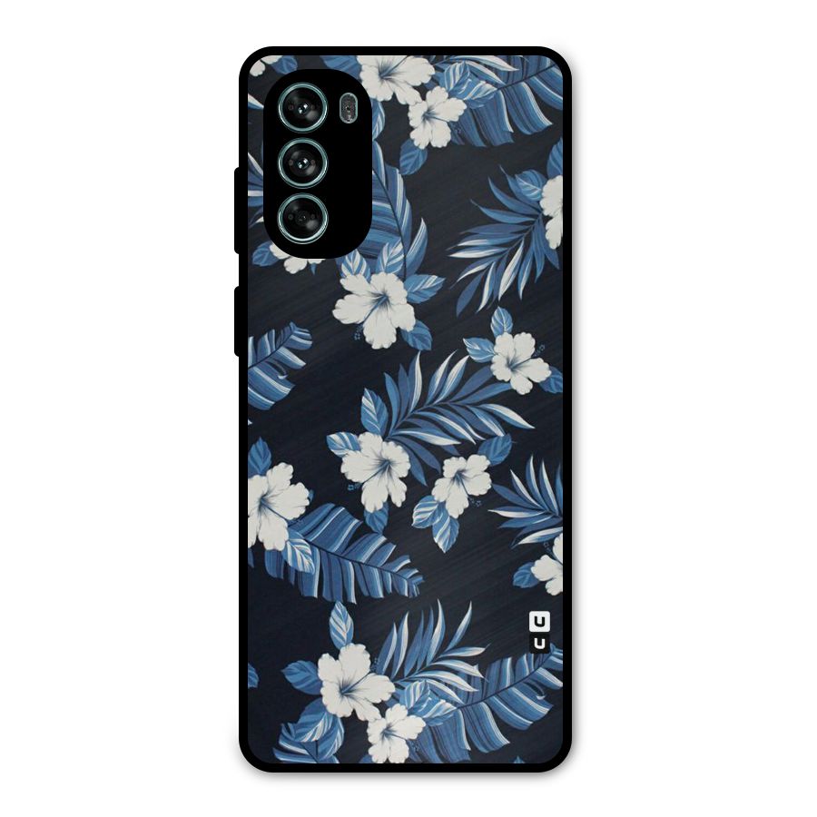 Aesthicity Floral Metal Back Case for Moto G62