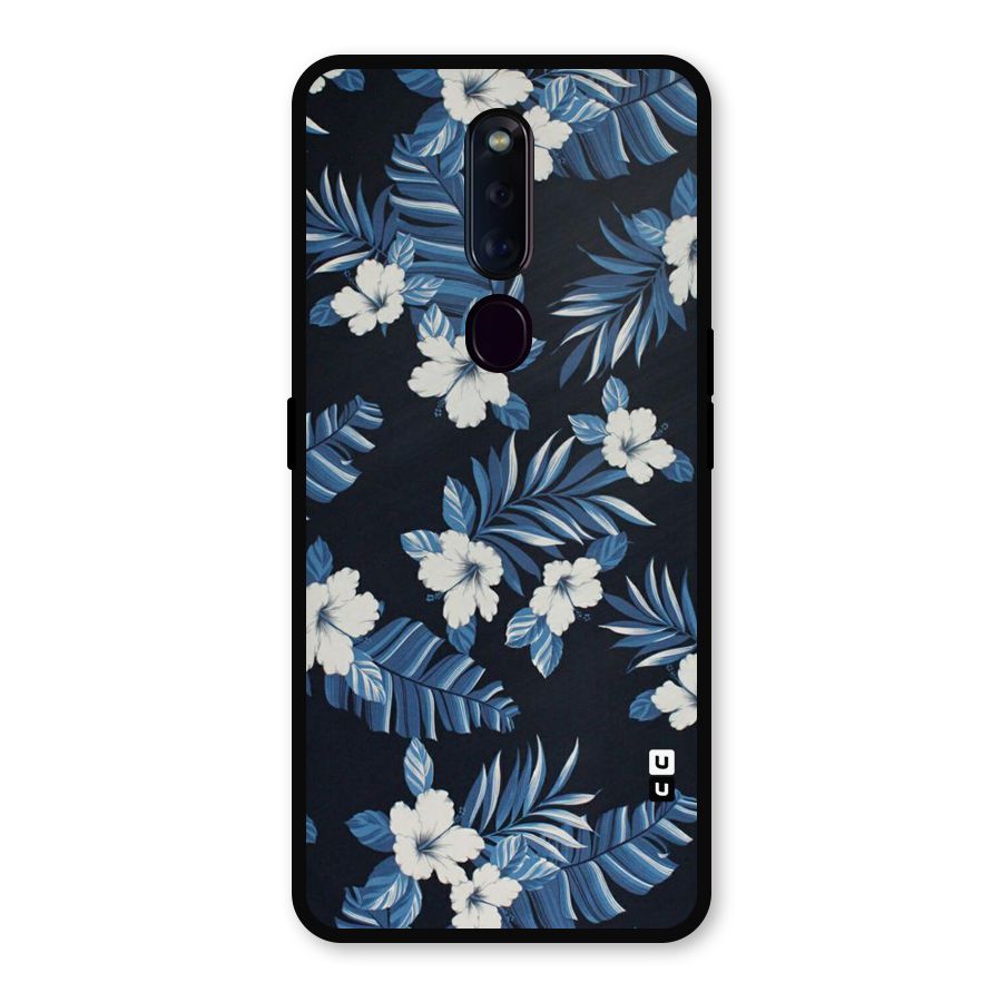Aesthicity Floral Metal Back Case for Oppo F11 Pro