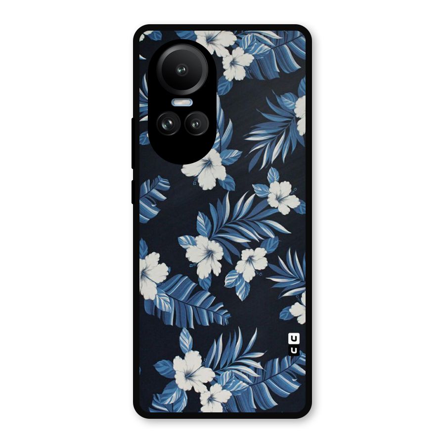 Aesthicity Floral Metal Back Case for Oppo Reno10 Pro