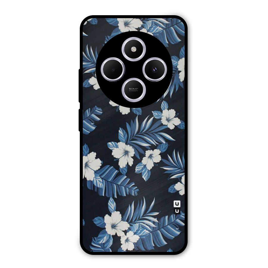 Aesthicity Floral Metal Back Case for Poco M7