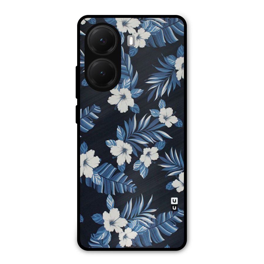 Aesthicity Floral Metal Back Case for Poco X7 Pro