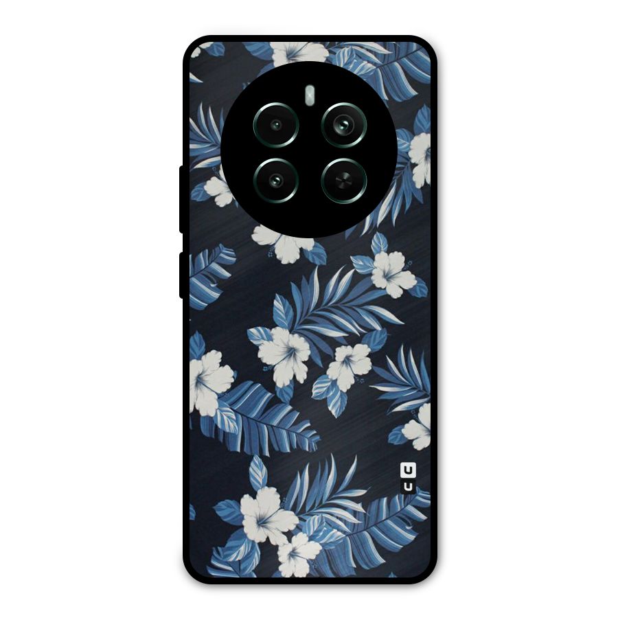 Aesthicity Floral Metal Back Case for Realme 12 Pro Plus