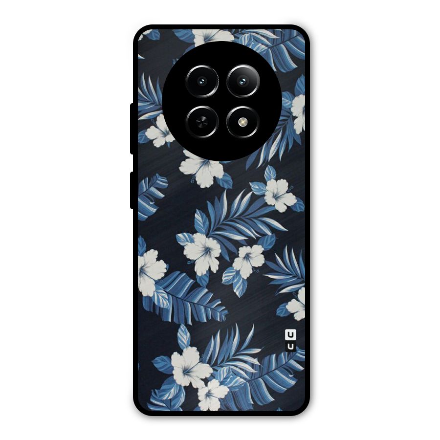 Aesthicity Floral Metal Back Case for Realme 13