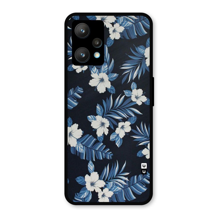 Aesthicity Floral Metal Back Case for Realme 9 Pro Plus 5G