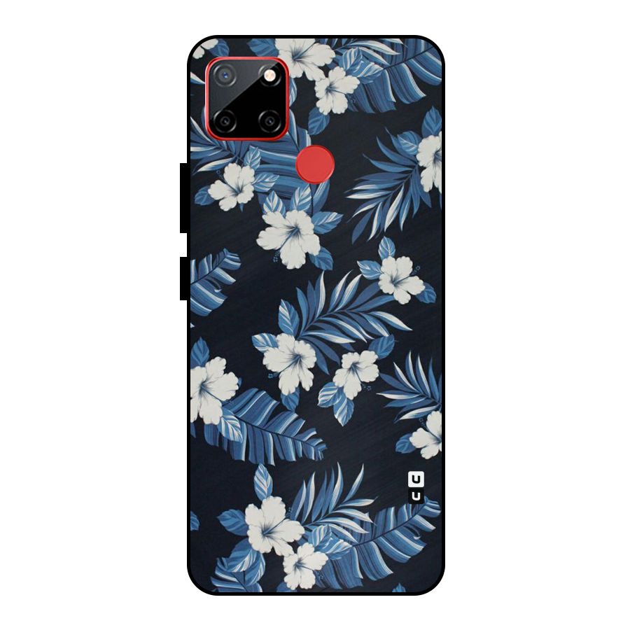Aesthicity Floral Metal Back Case for Realme C12