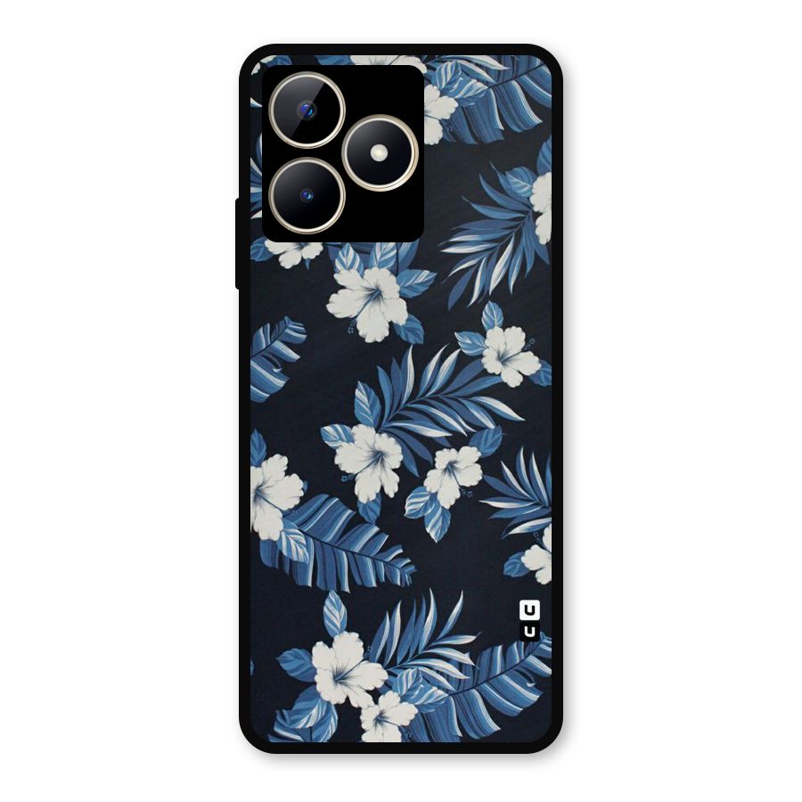 Aesthicity Floral Metal Back Case for Realme C53