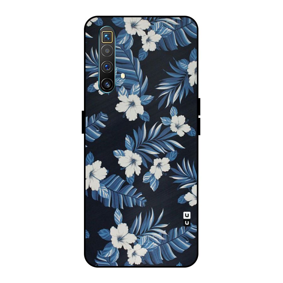 Aesthicity Floral Metal Back Case for Realme X3