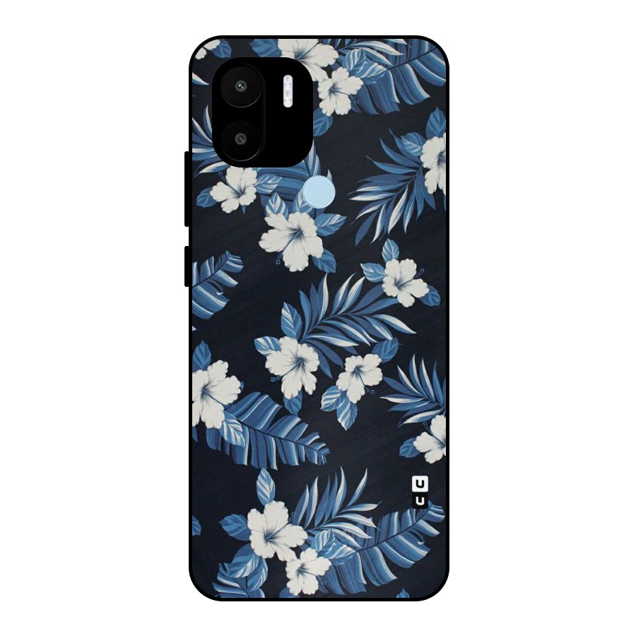 Aesthicity Floral Metal Back Case for Redmi A1+