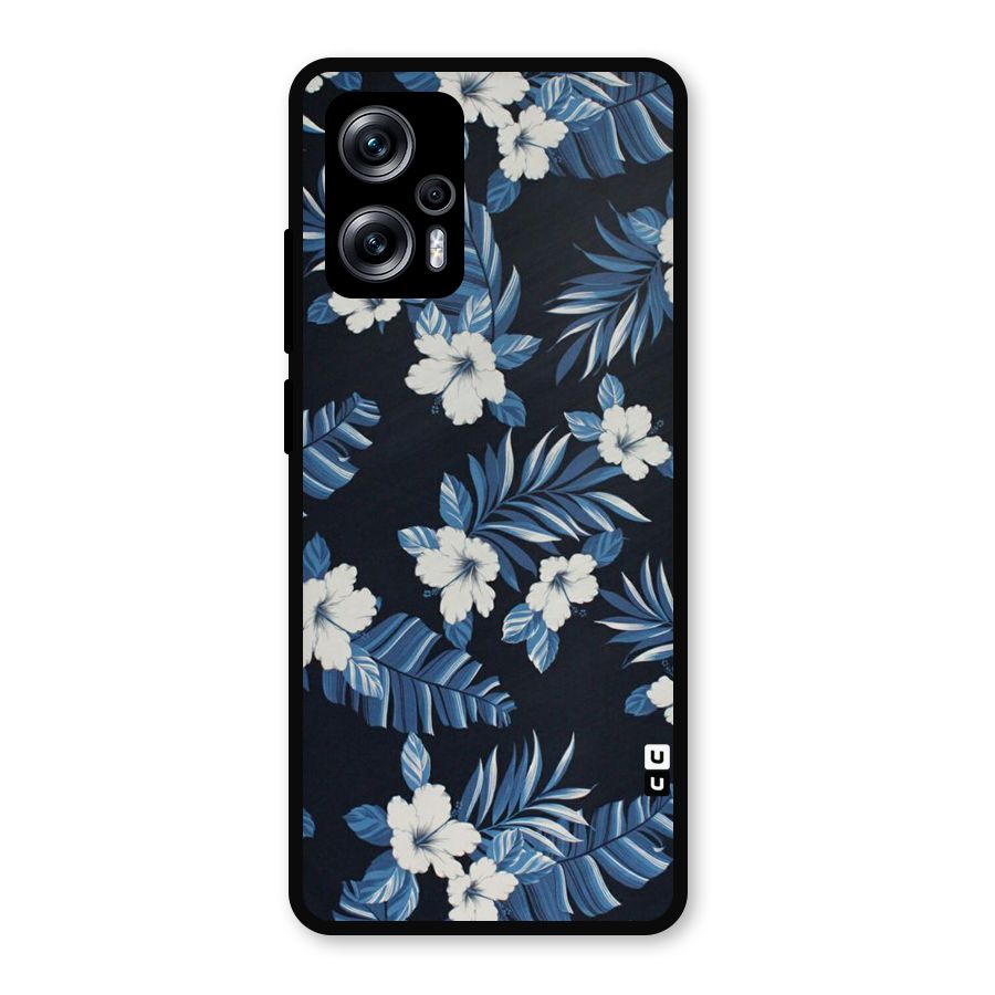 Aesthicity Floral Metal Back Case for Redmi K50i