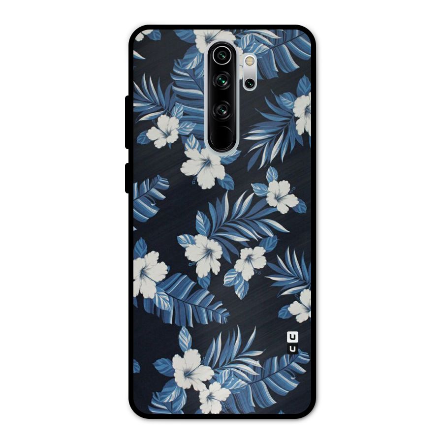 Aesthicity Floral Metal Back Case for Redmi Note 8 Pro