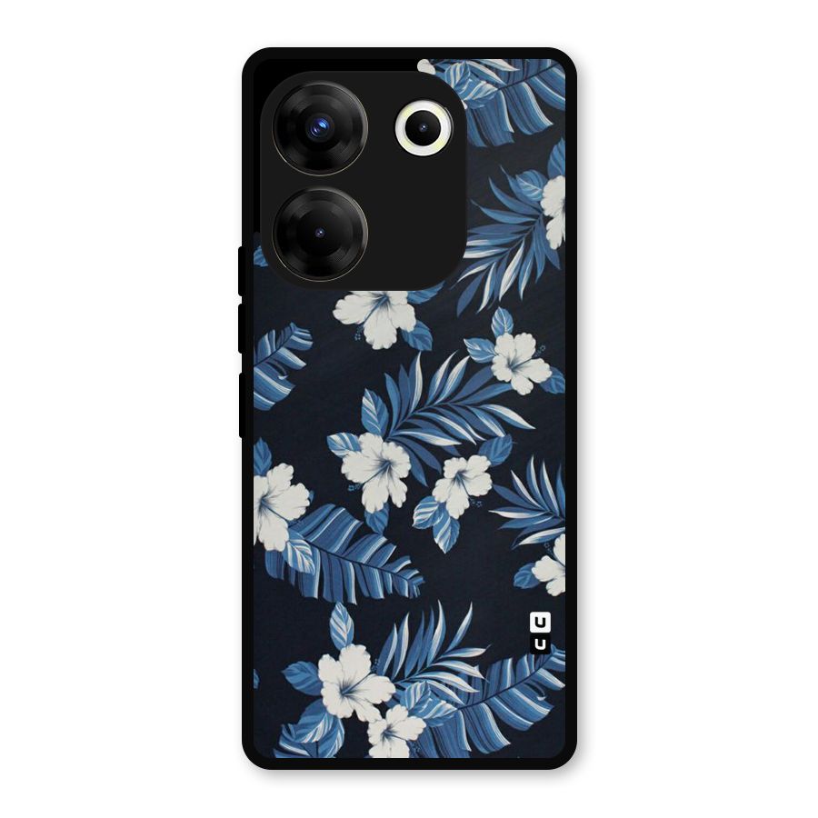 Aesthicity Floral Metal Back Case for Tecno Camon 20