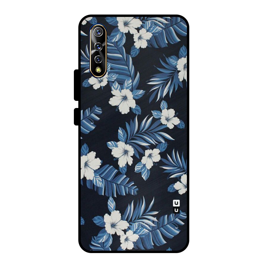 Aesthicity Floral Metal Back Case for Vivo S1