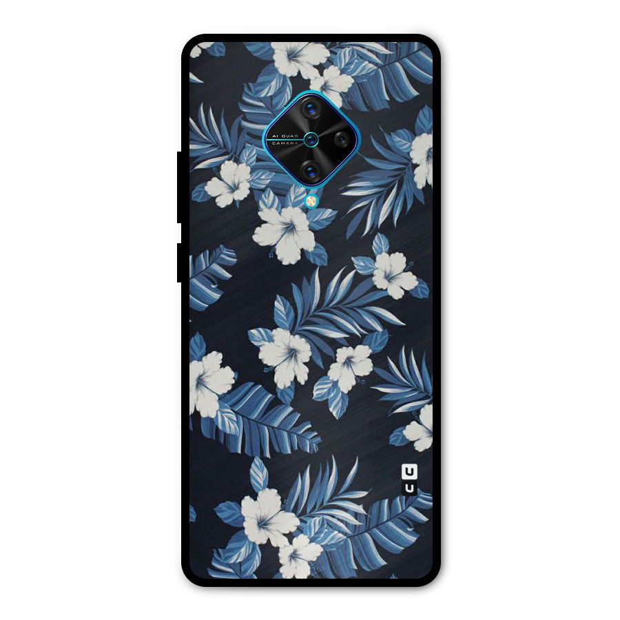 Aesthicity Floral Metal Back Case for Vivo S1 Pro