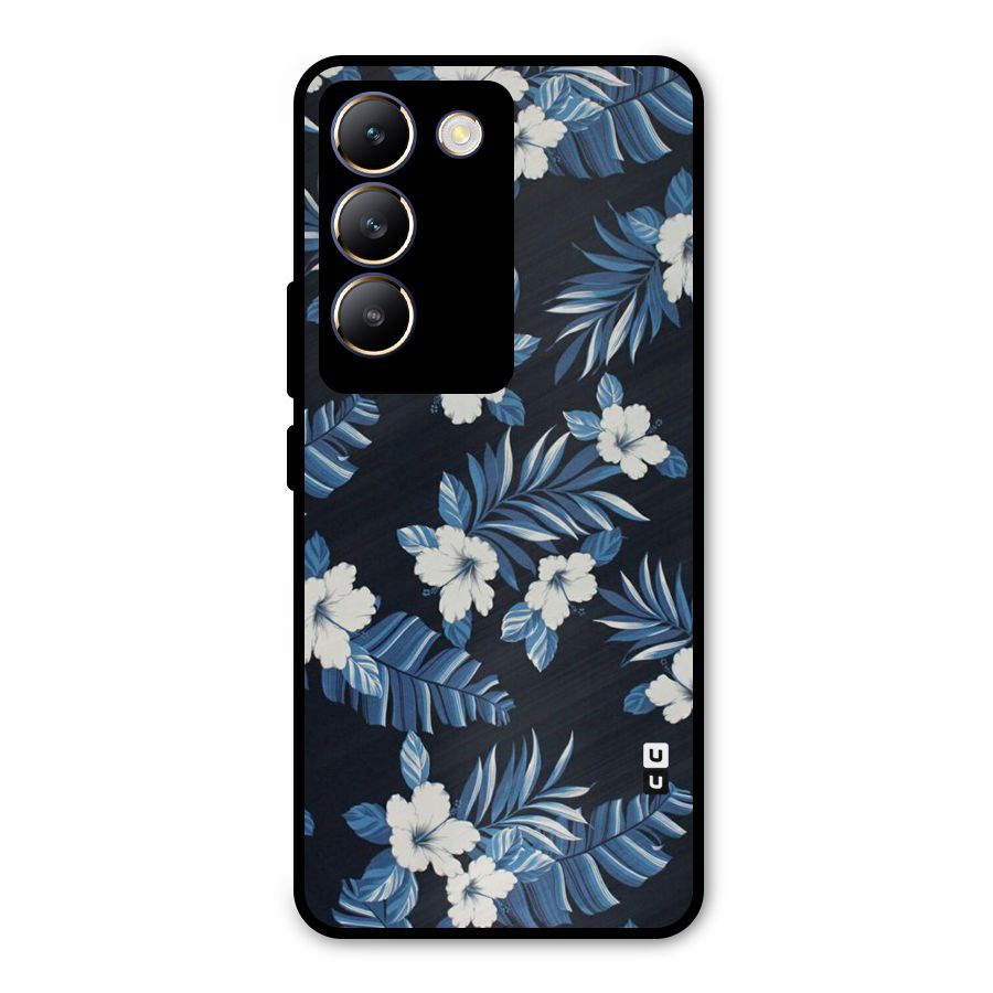 Aesthicity Floral Metal Back Case for Vivo T3 5G