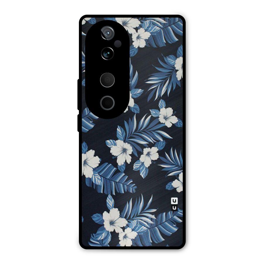 Aesthicity Floral Metal Back Case for Vivo T3 Ultra