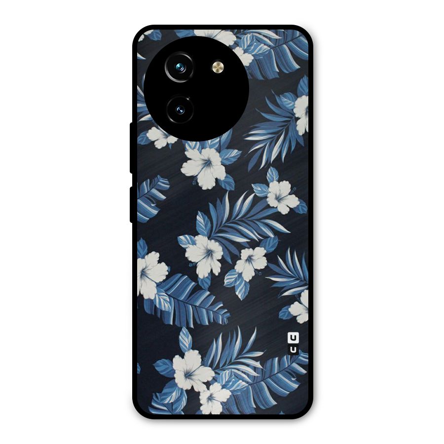 Aesthicity Floral Metal Back Case for Vivo T3x
