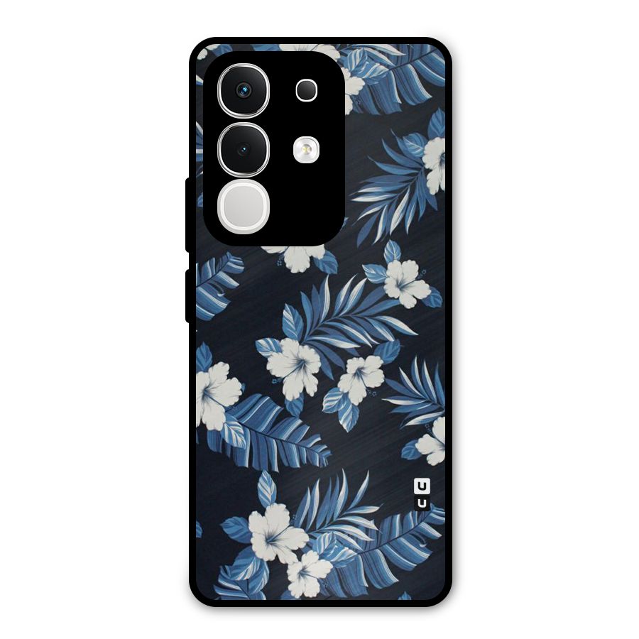 Aesthicity Floral Metal Back Case for Vivo T4x