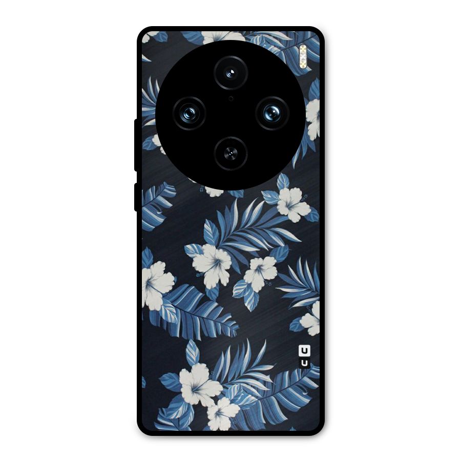 Aesthicity Floral Metal Back Case for Vivo X100 Pro