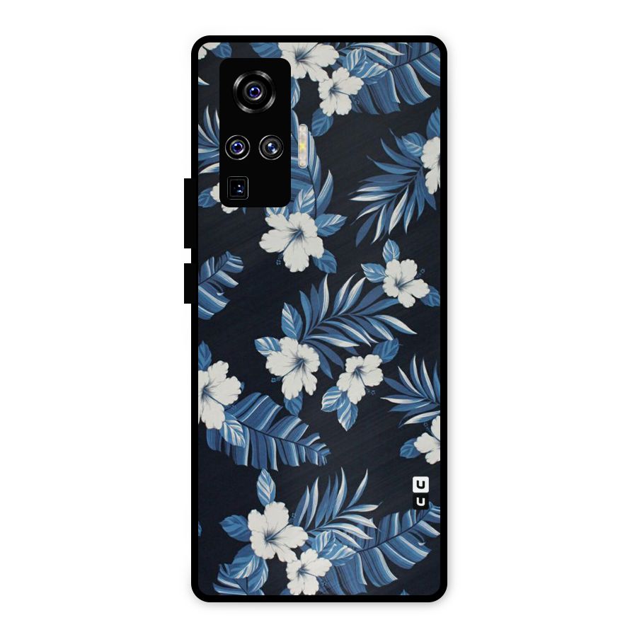 Aesthicity Floral Metal Back Case for Vivo X50 Pro