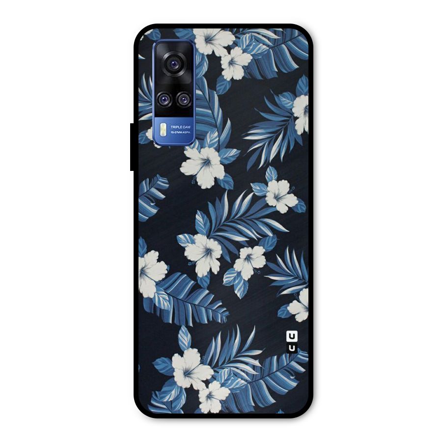 Aesthicity Floral Metal Back Case for Vivo Y31