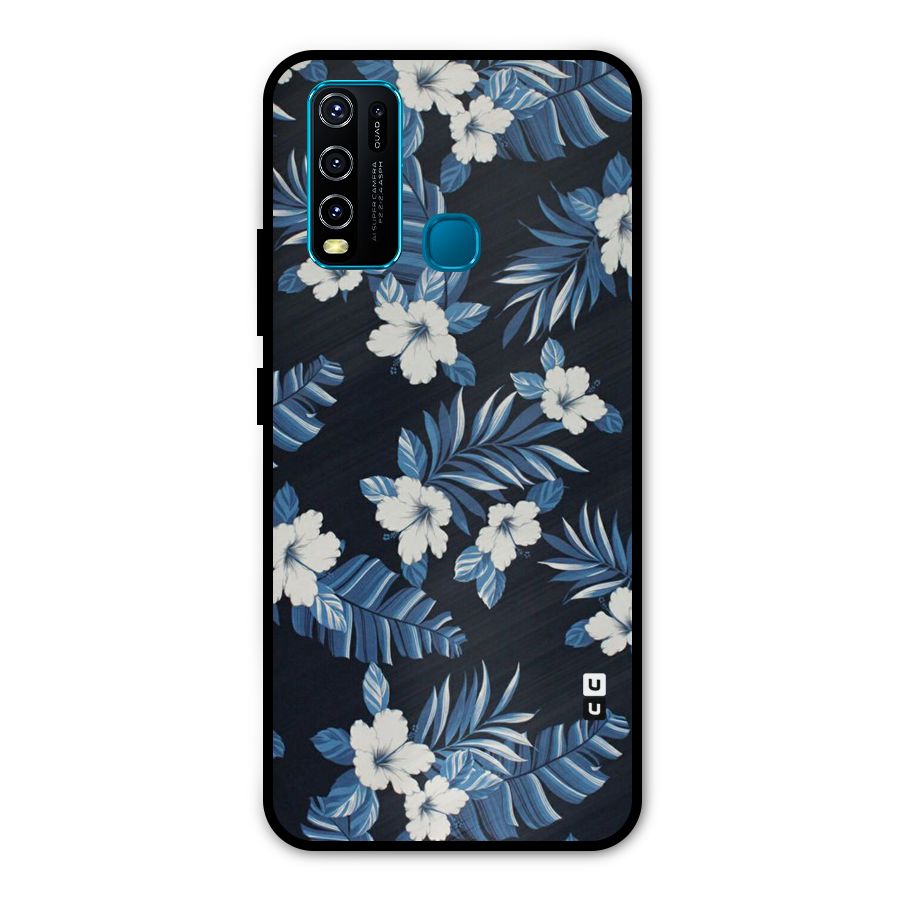 Aesthicity Floral Metal Back Case for Vivo Y50