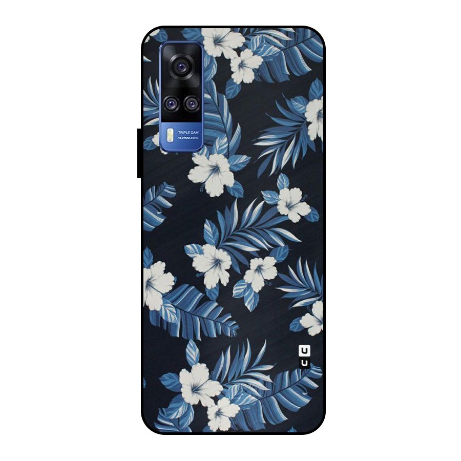 Aesthicity Floral Metal Back Case for Vivo Y51