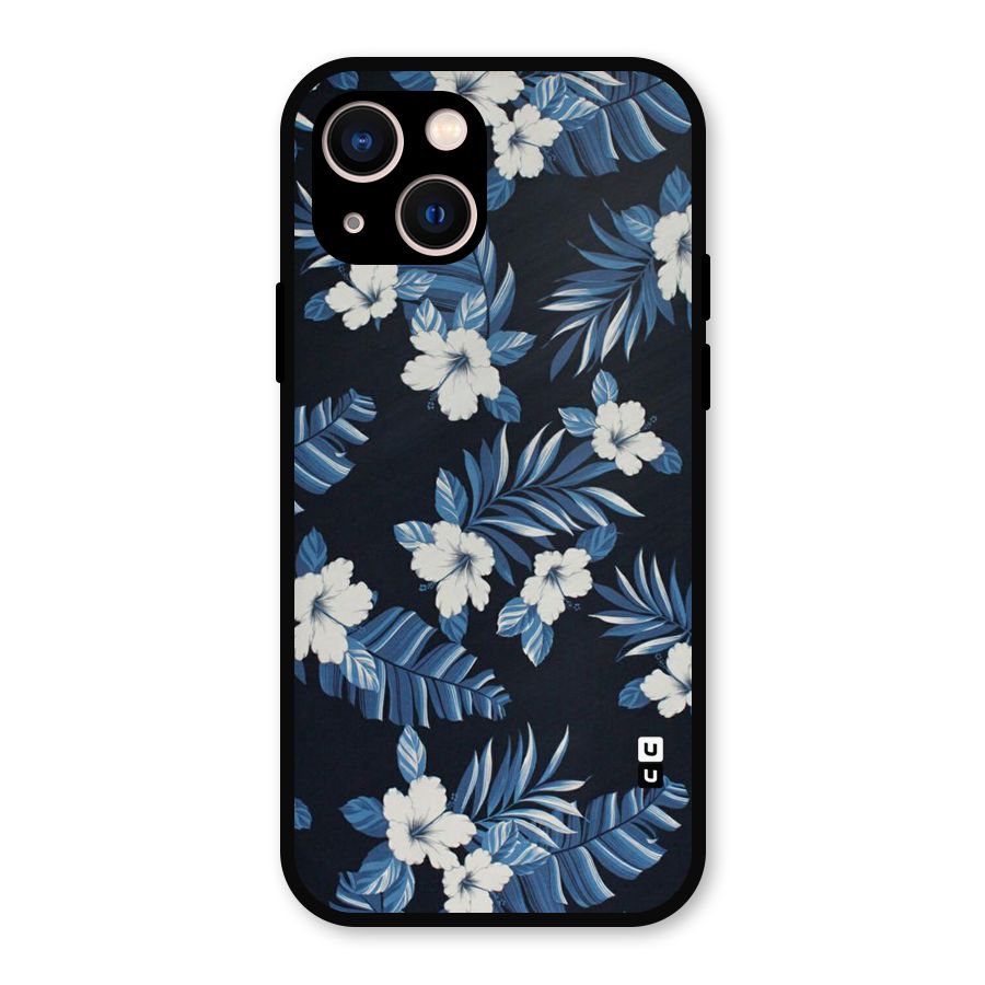 Aesthicity Floral Metal Back Case for iPhone 13