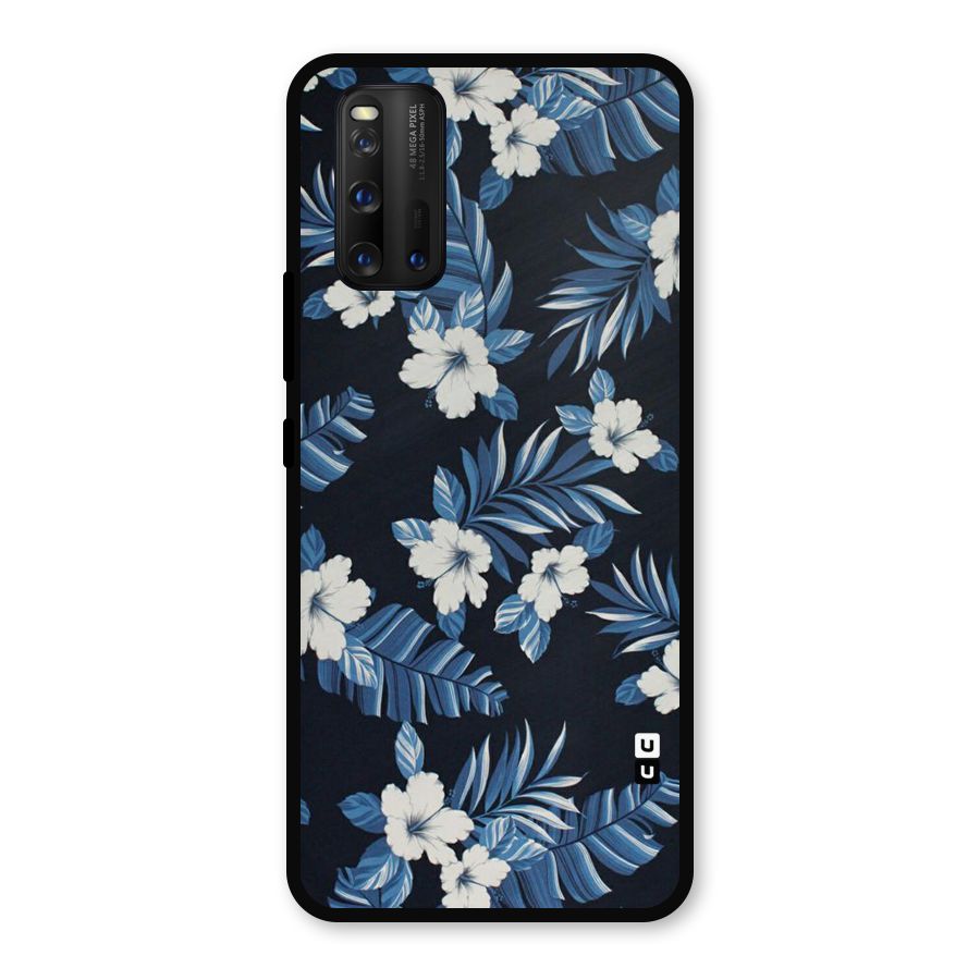 Aesthicity Floral Metal Back Case for iQOO 3