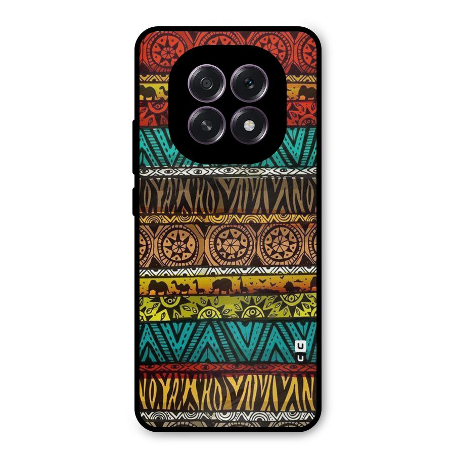African Design Pattern Metal Back Case for Oppo F29