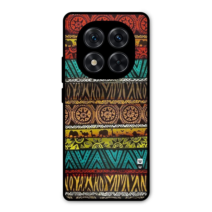 African Design Pattern Metal Back Case for Poco X7