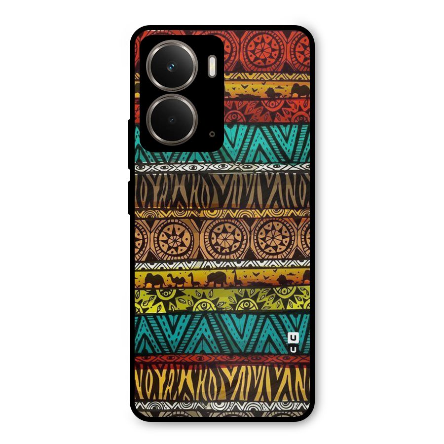 African Design Pattern Metal Back Case for Realme P3