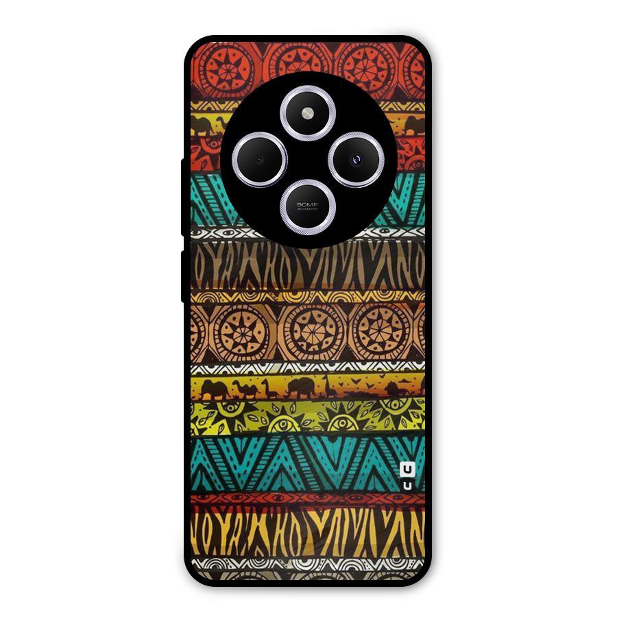 African Design Pattern Metal Back Case for Redmi A4