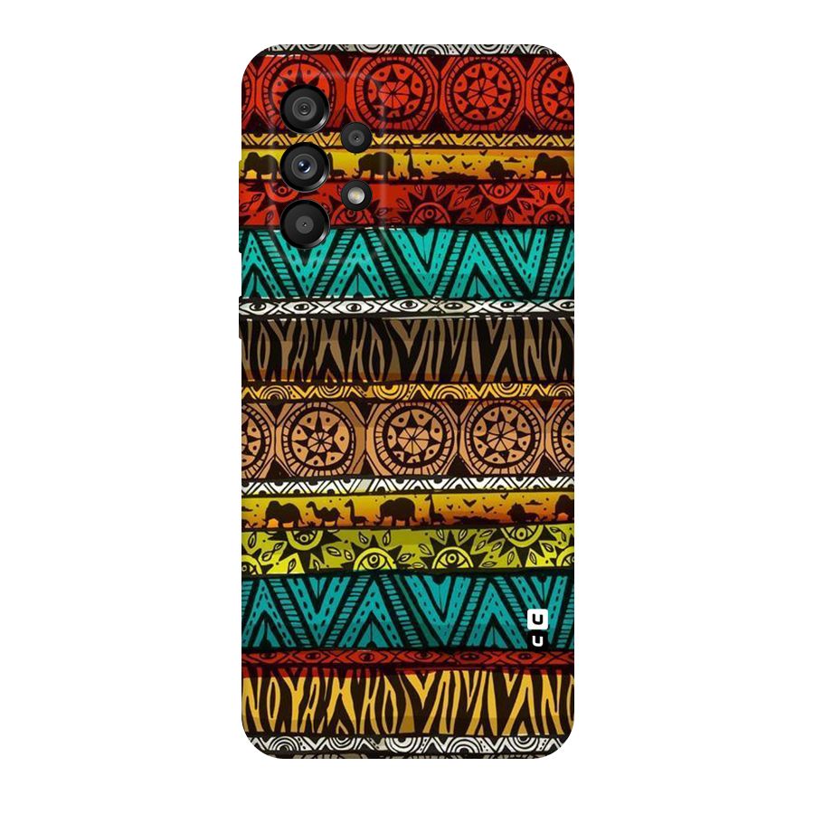 African Design Pattern Original Polycarbonate Back Case for Galaxy A73 5G