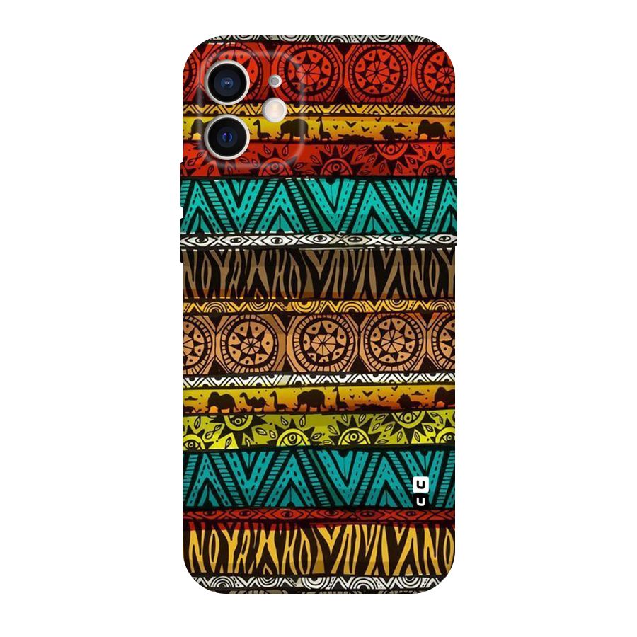 African Design Pattern Original Polycarbonate Back Case for iPhone 12