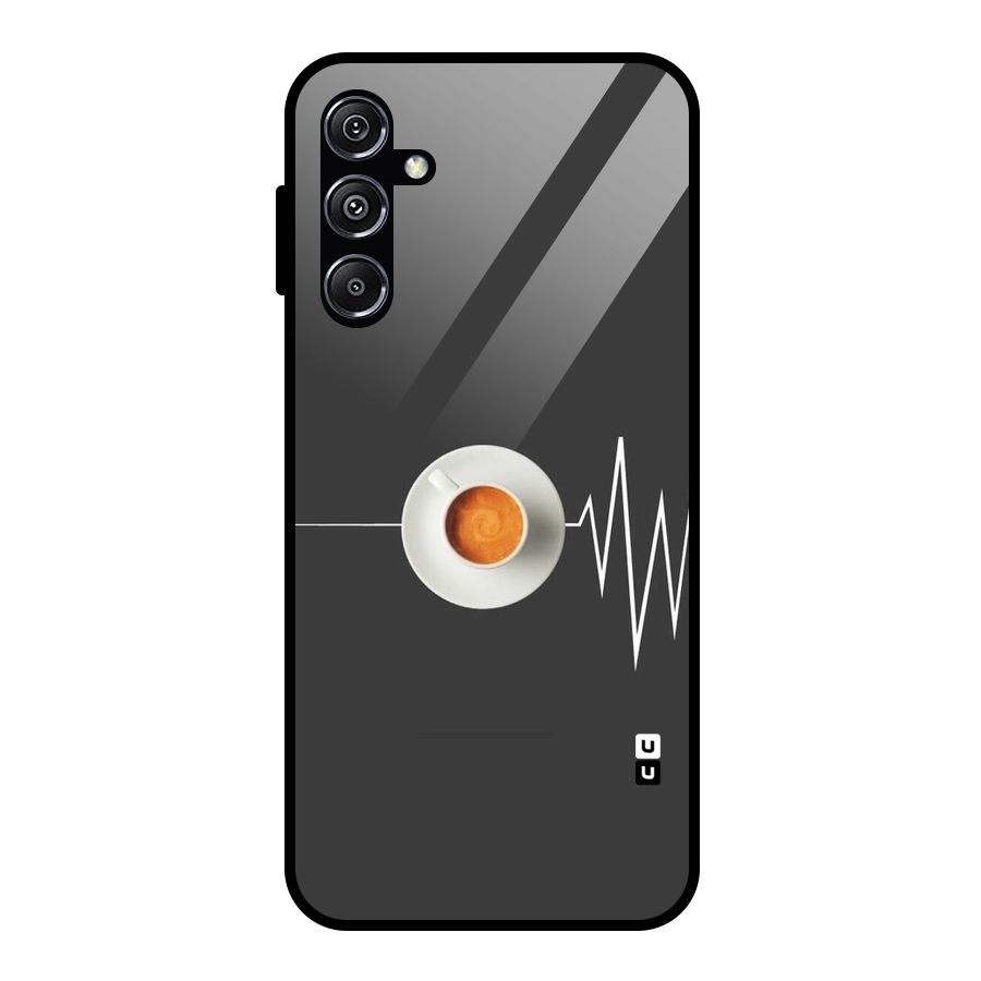 After Coffee Glass Back Case for Galaxy M34 5G
