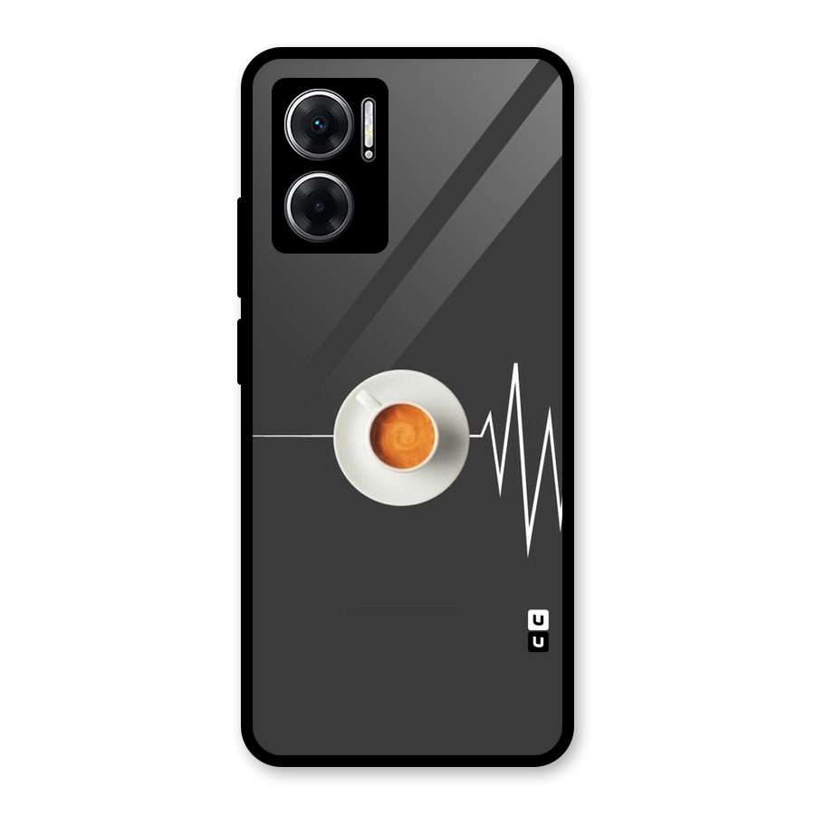 After Coffee Glass Back Case for Redmi 11 Prime 5G