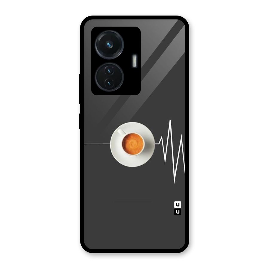 After Coffee Glass Back Case for Vivo T1 44W