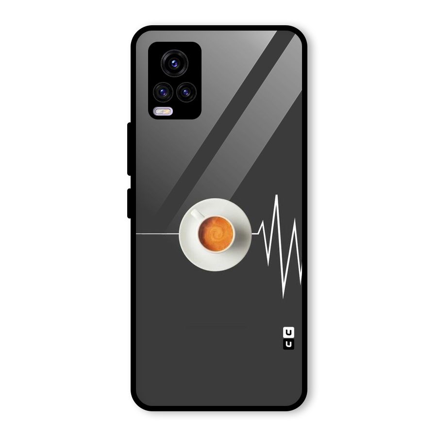 After Coffee Glass Back Case for Vivo V20 2021