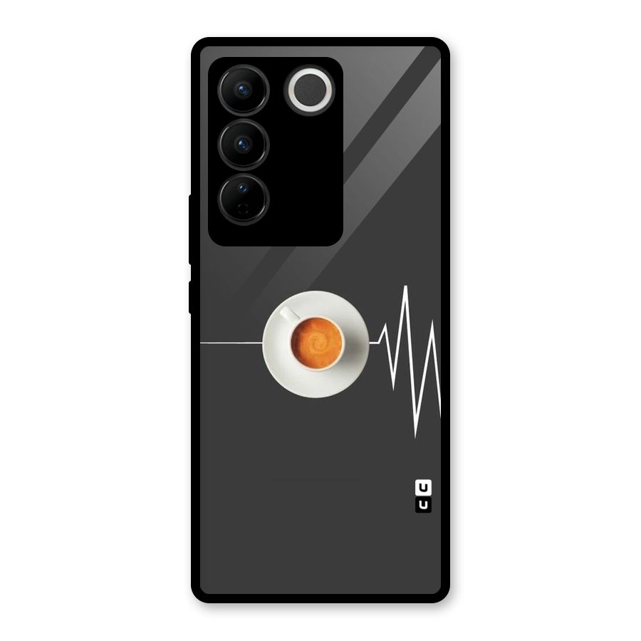 After Coffee Glass Back Case for Vivo V27