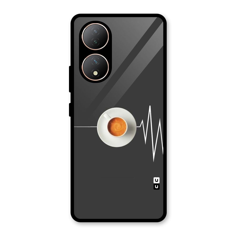 After Coffee Glass Back Case for Vivo Y100A
