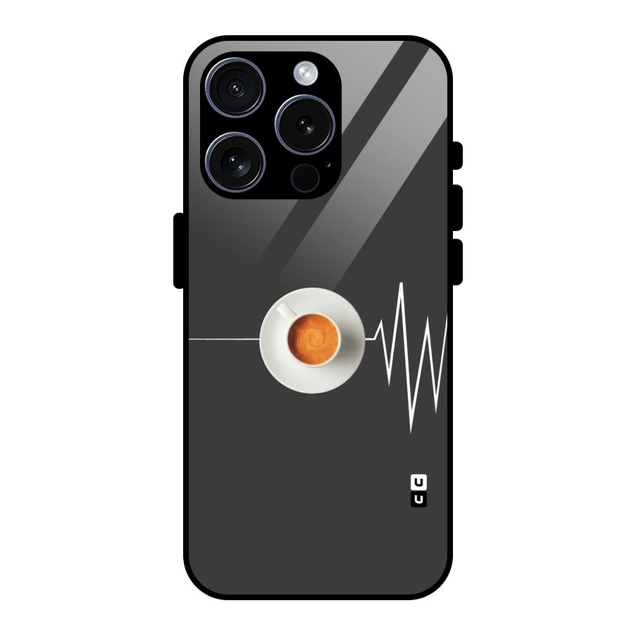 After Coffee Glass Back Case for iPhone 15 Pro