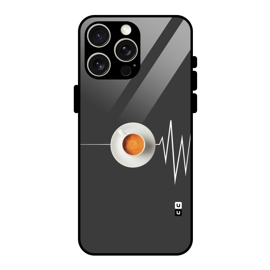 After Coffee Glass Back Case for iPhone 15 Pro Max